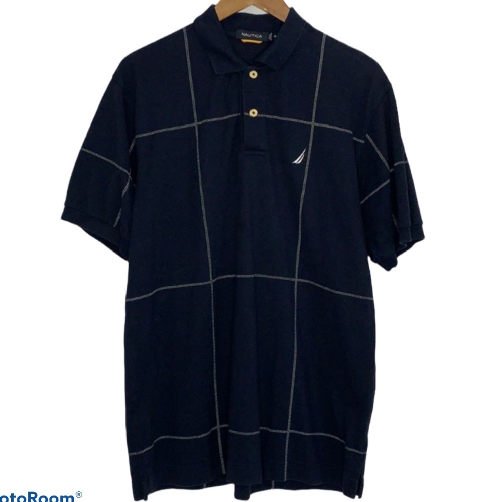 Nautica Classic Fit Performance Polo Shirt Sz M
